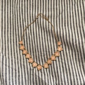 Light pink statement necklace
